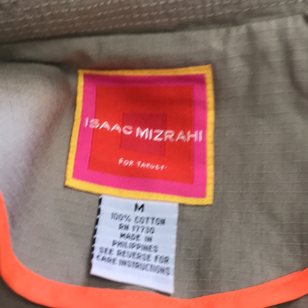 NWT - Issac Mizrah Brown Utility Jacket - Size Medium - Picture 8 of 9